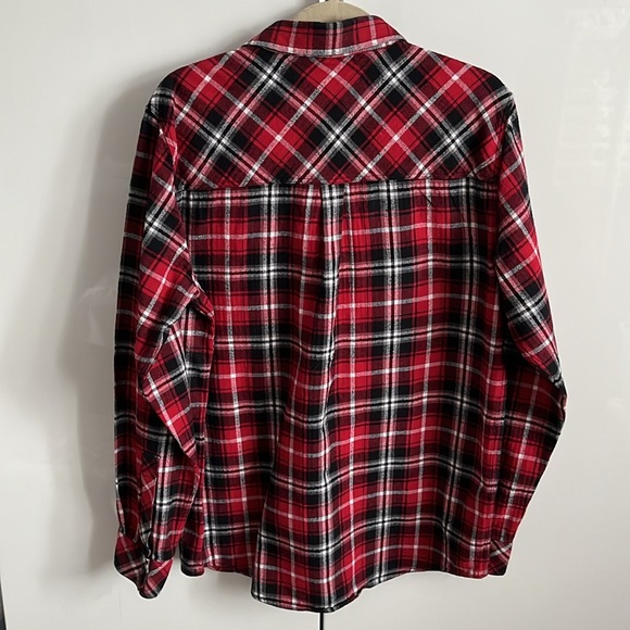 Men’s Plaid Button Down Shirt, Size L - Picture 5 of 8